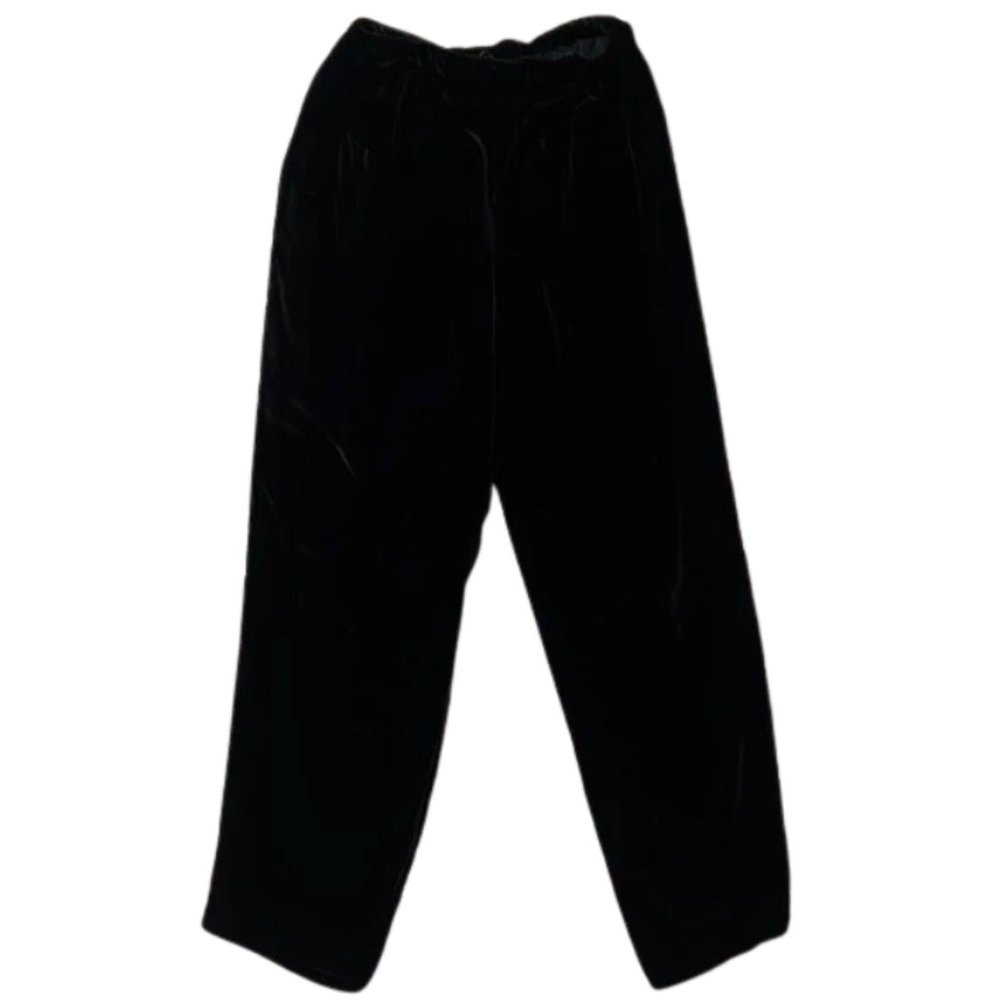 Diane Gilman Black Velvet Pants